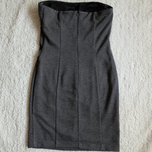 Ark & Co Grey Strapless Dress - Picture 4 of 5